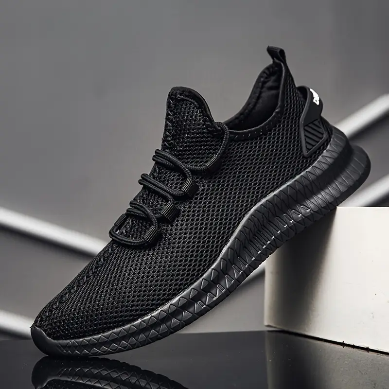 Mens Blk Sneakers