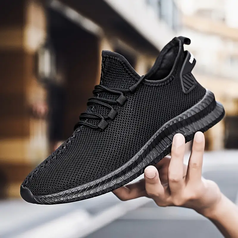 Mens Blk Sneakers